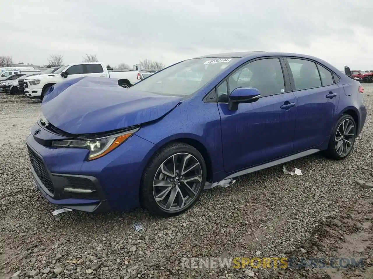 1 Photograph of a damaged car 5YFT4MCE1NP103702 TOYOTA COROLLA 2022