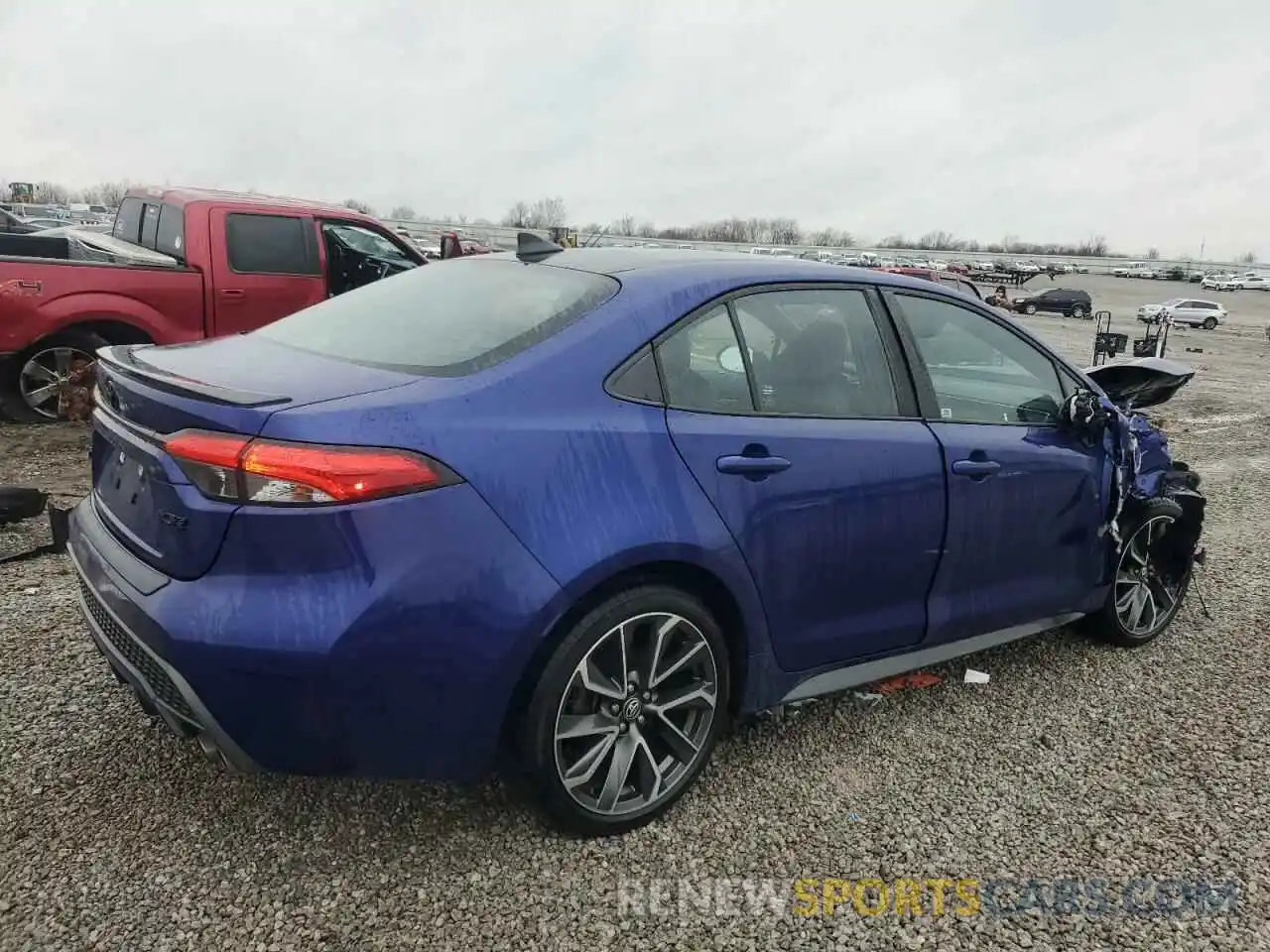 3 Photograph of a damaged car 5YFT4MCE1NP103702 TOYOTA COROLLA 2022