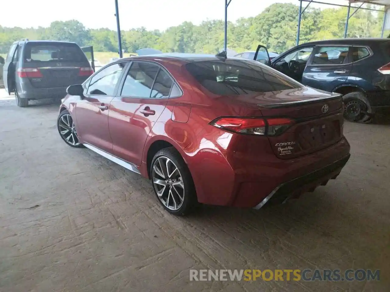 3 Photograph of a damaged car 5YFT4MCE2NP114515 TOYOTA COROLLA 2022