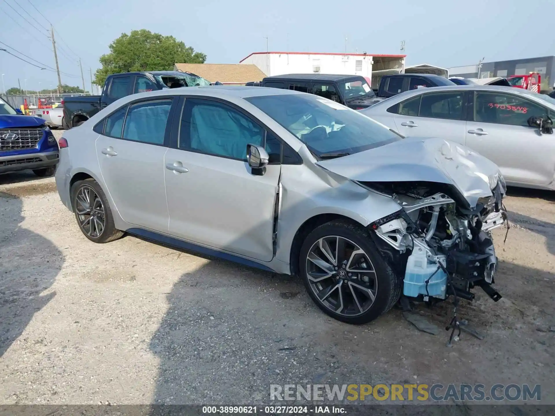 1 Photograph of a damaged car 5YFT4MCE2NP119276 TOYOTA COROLLA 2022