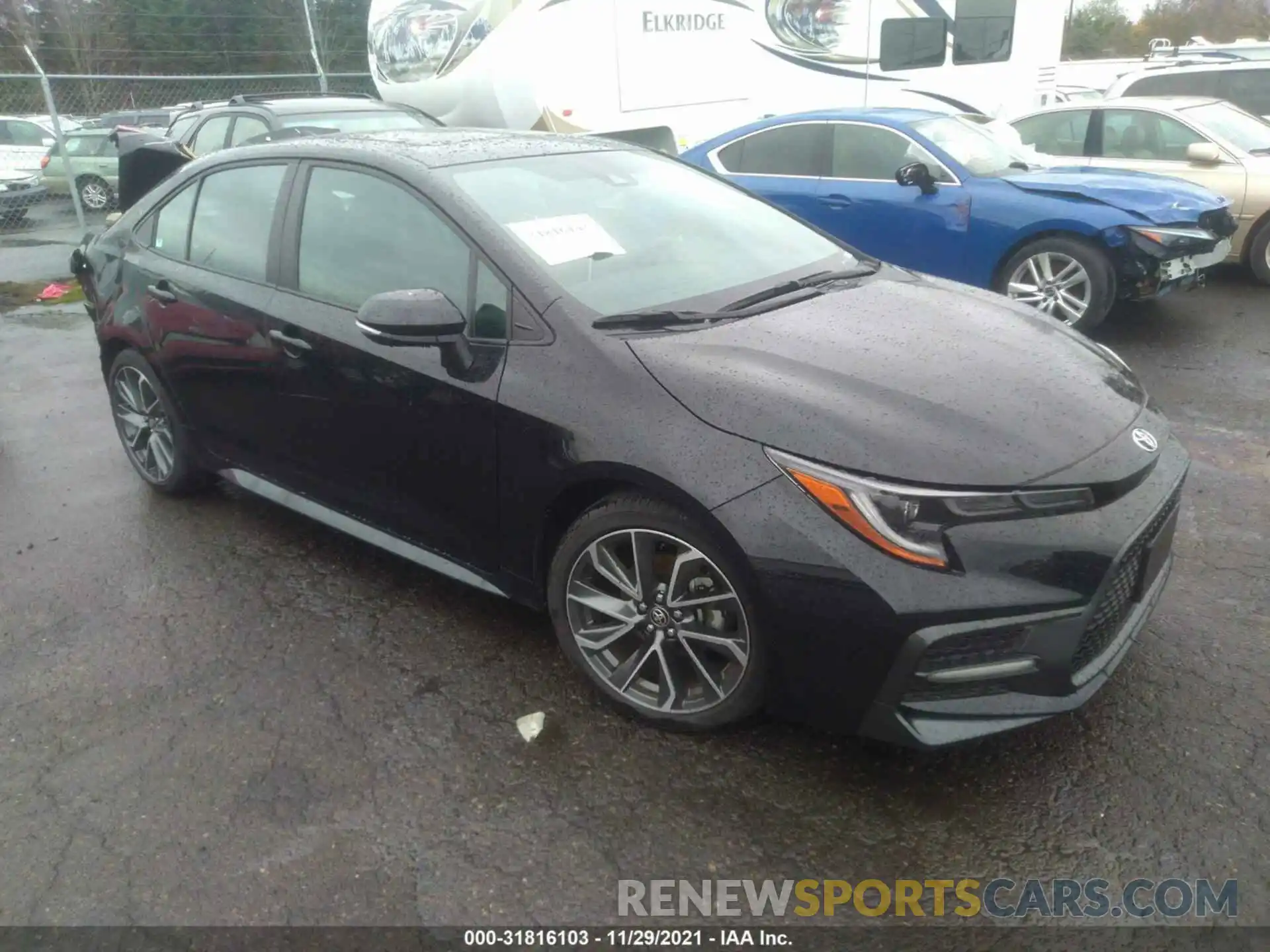 1 Photograph of a damaged car 5YFT4MCE3NP098518 TOYOTA COROLLA 2022