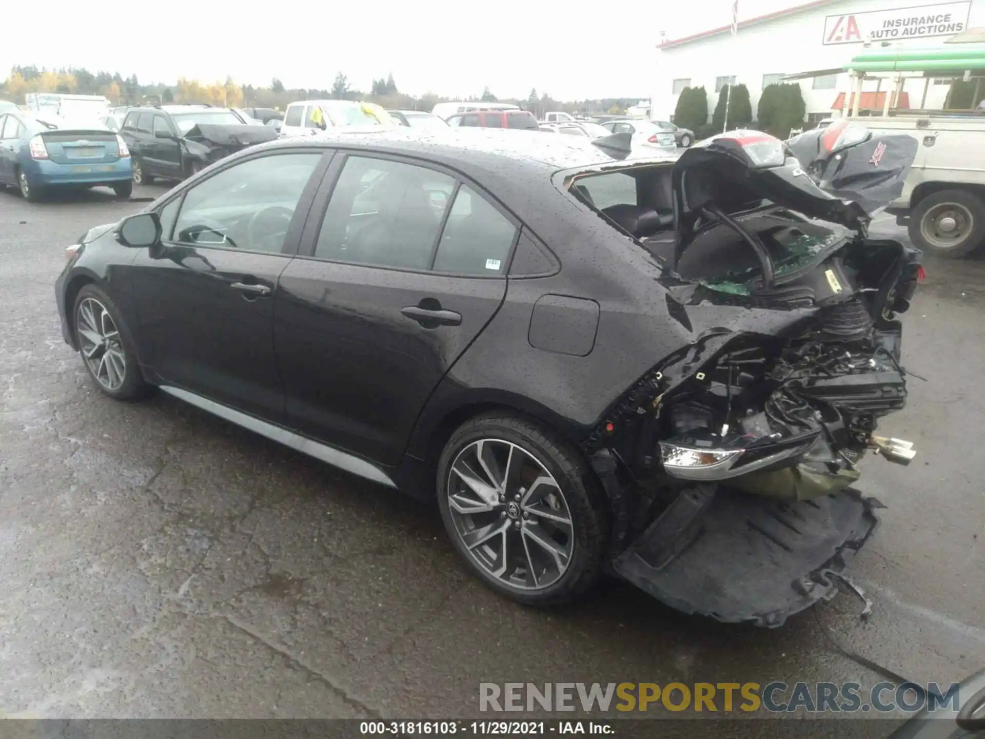 3 Photograph of a damaged car 5YFT4MCE3NP098518 TOYOTA COROLLA 2022