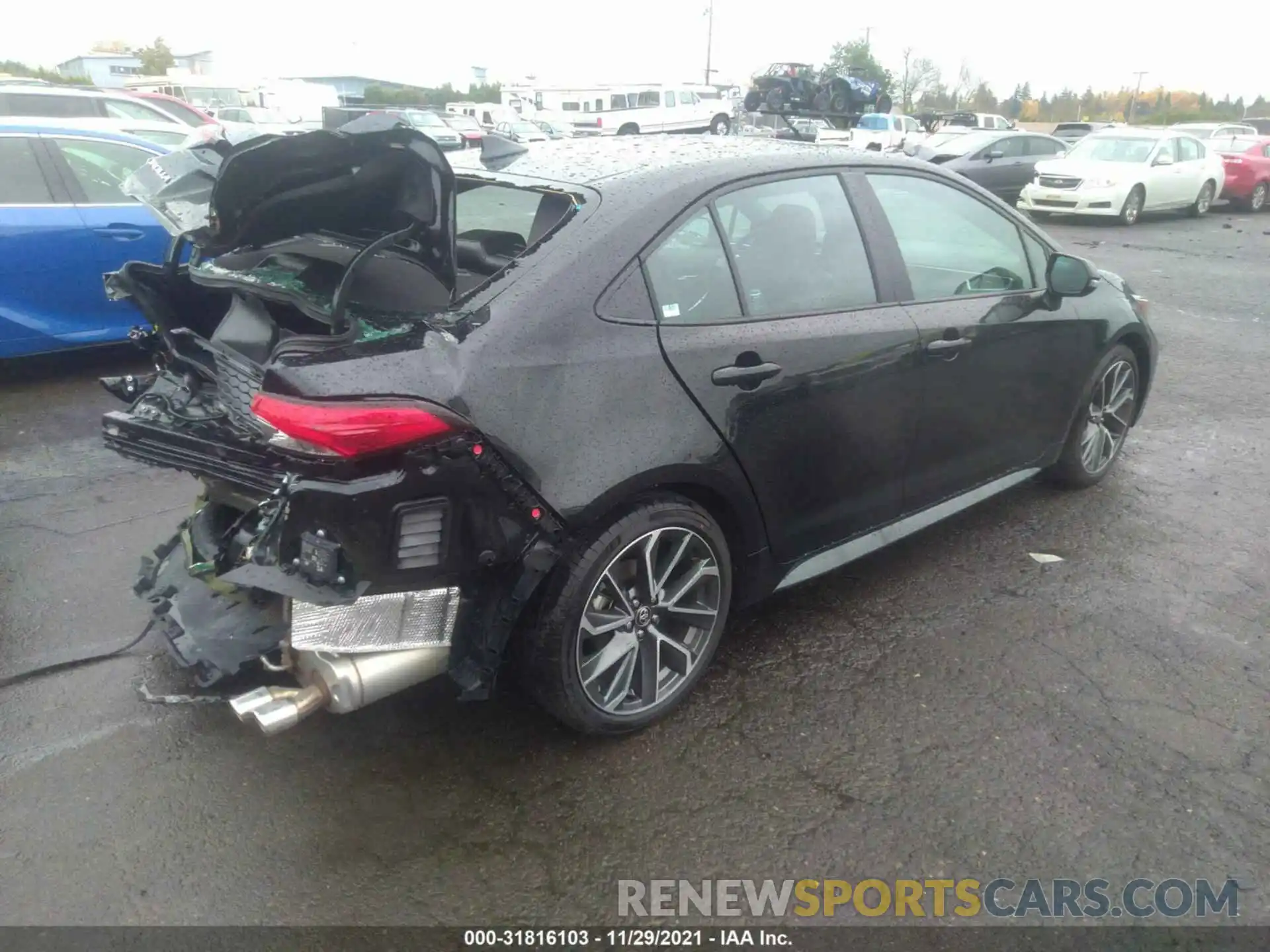 4 Photograph of a damaged car 5YFT4MCE3NP098518 TOYOTA COROLLA 2022