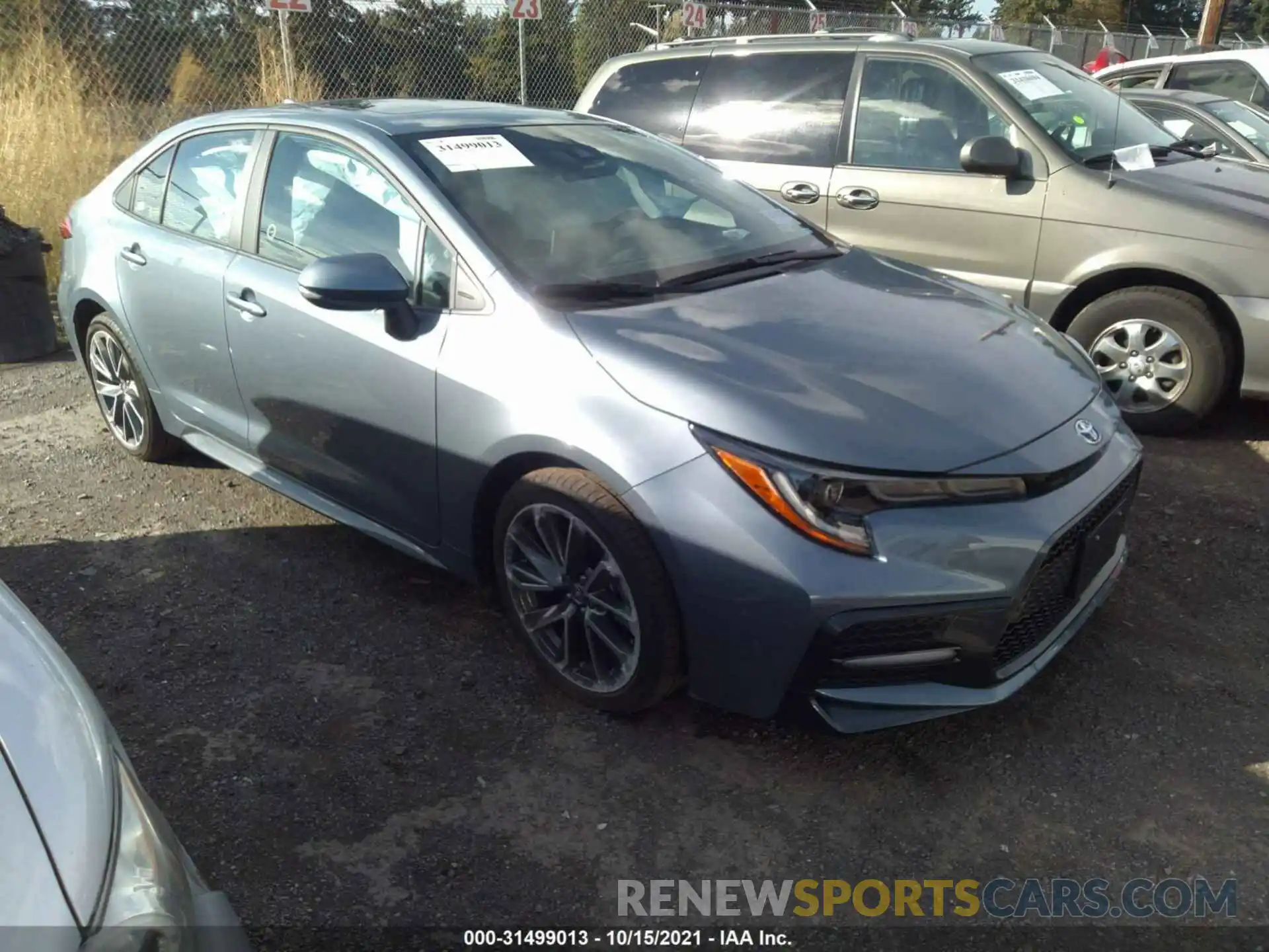 1 Photograph of a damaged car 5YFT4MCE5NP098584 TOYOTA COROLLA 2022