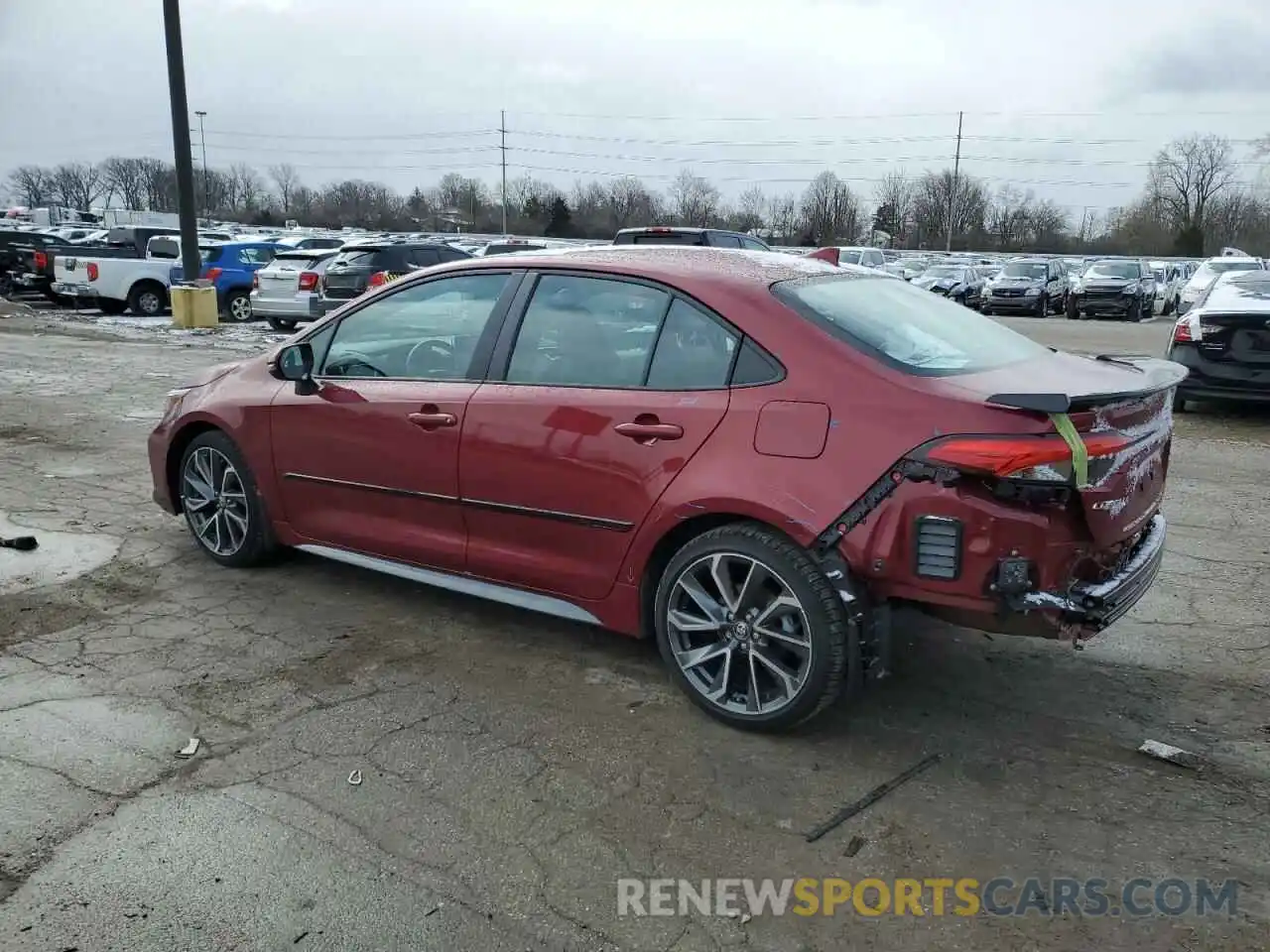 2 Photograph of a damaged car 5YFT4MCE5NP102441 TOYOTA COROLLA 2022