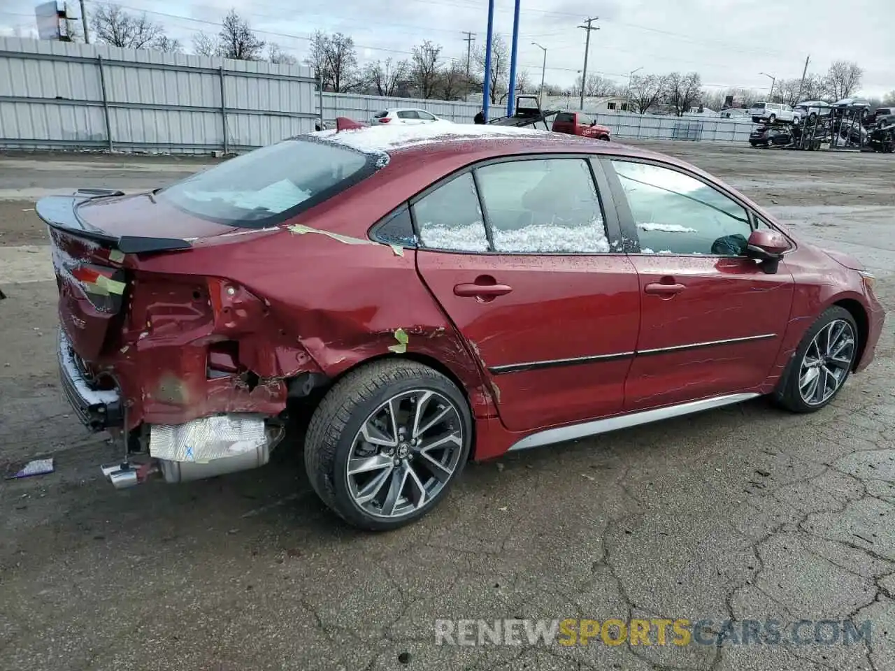 3 Photograph of a damaged car 5YFT4MCE5NP102441 TOYOTA COROLLA 2022