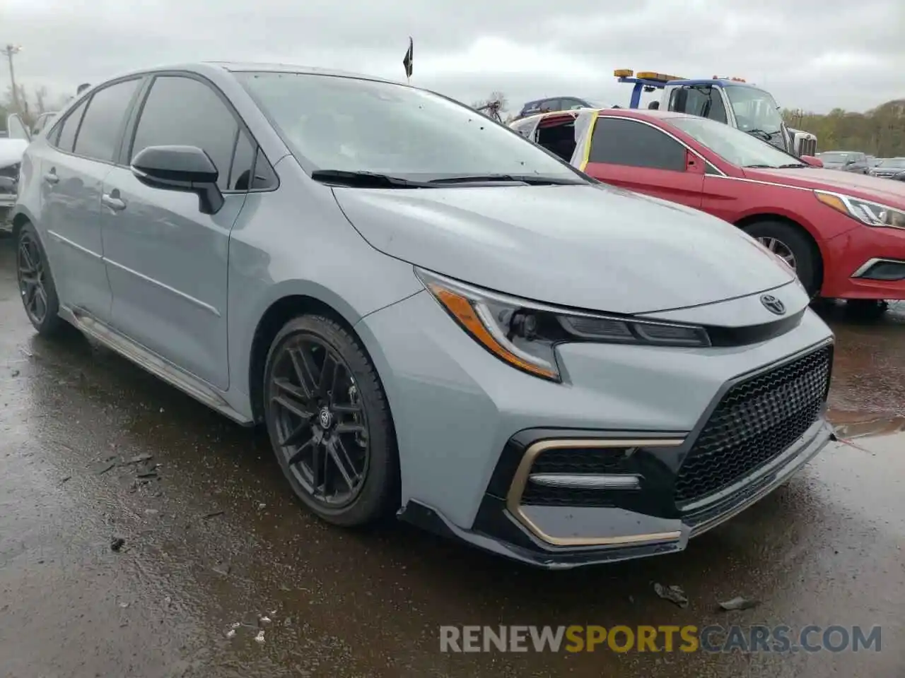 1 Photograph of a damaged car 5YFT4MCE5NP109325 TOYOTA COROLLA 2022