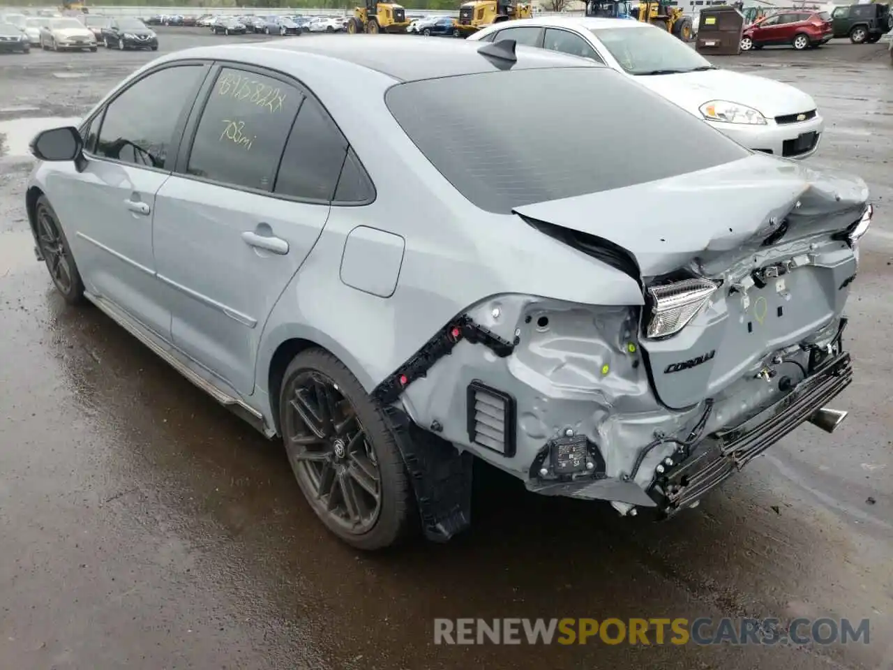 3 Photograph of a damaged car 5YFT4MCE5NP109325 TOYOTA COROLLA 2022