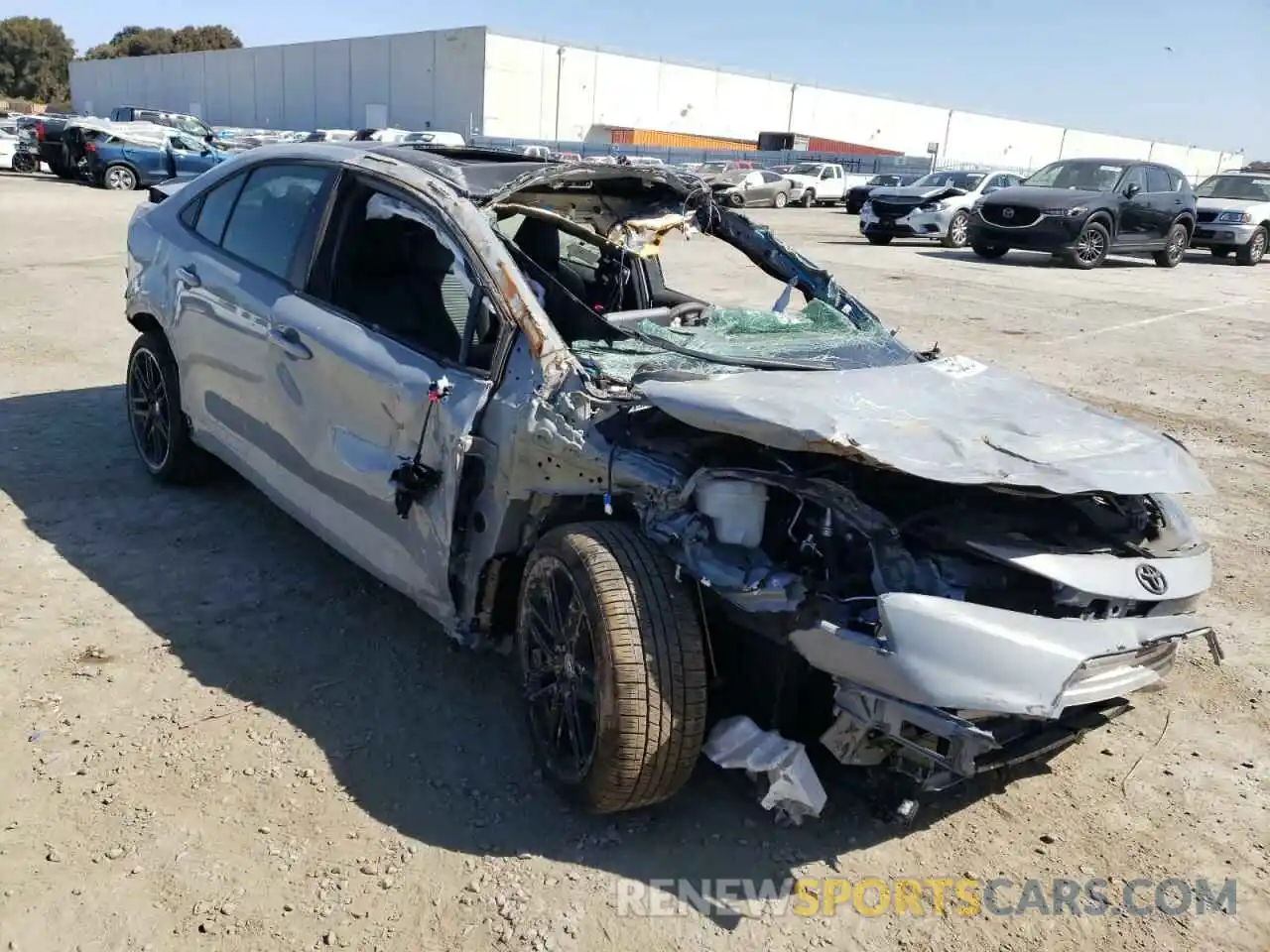 1 Photograph of a damaged car 5YFT4MCE7NP099980 TOYOTA COROLLA 2022