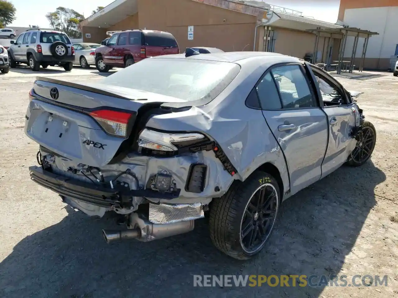 4 Photograph of a damaged car 5YFT4MCE7NP099980 TOYOTA COROLLA 2022