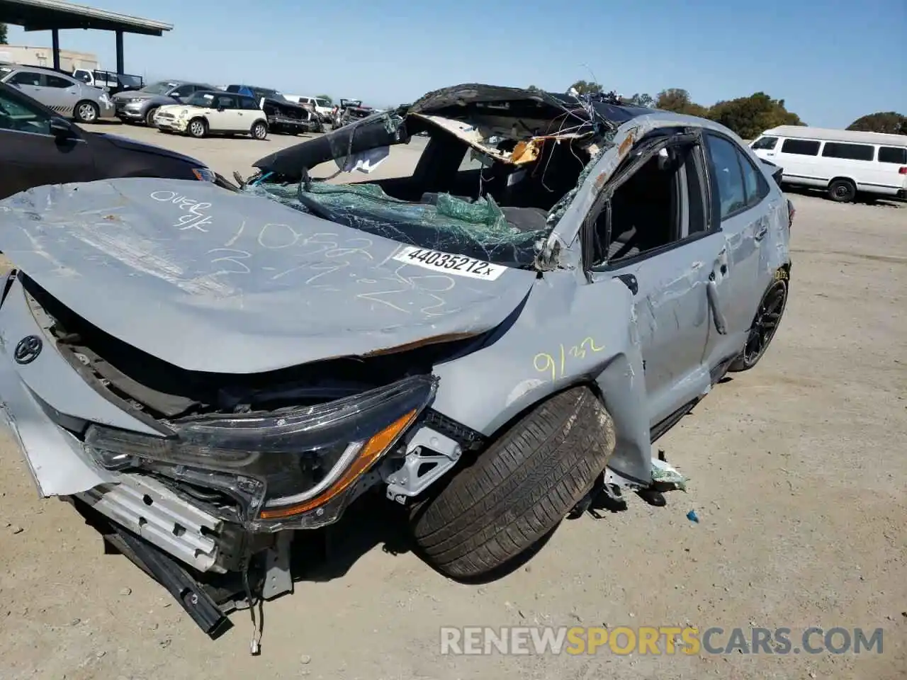 9 Photograph of a damaged car 5YFT4MCE7NP099980 TOYOTA COROLLA 2022