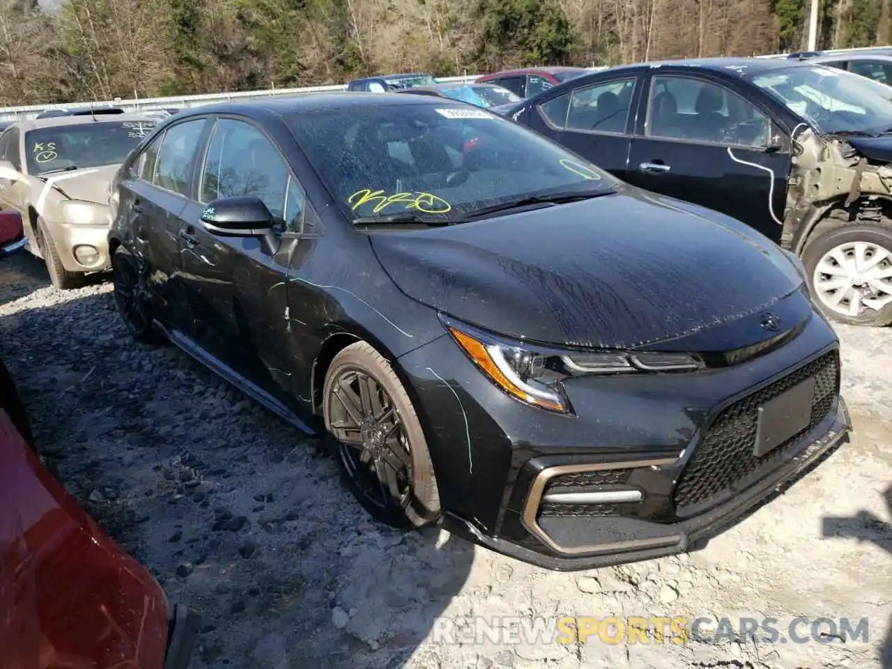 1 Photograph of a damaged car 5YFT4MCE7NP101873 TOYOTA COROLLA 2022