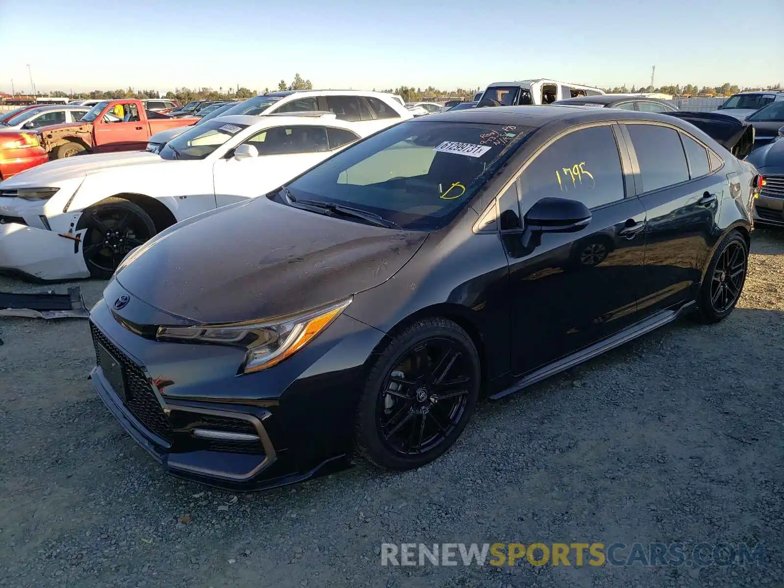 2 Photograph of a damaged car 5YFT4MCE9NP099835 TOYOTA COROLLA 2022