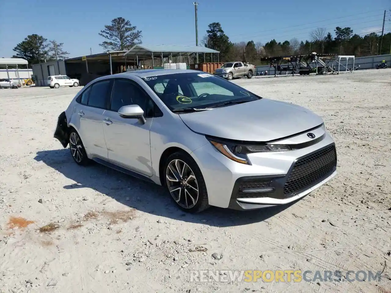 1 Photograph of a damaged car 5YFT4MCE9NP105634 TOYOTA COROLLA 2022