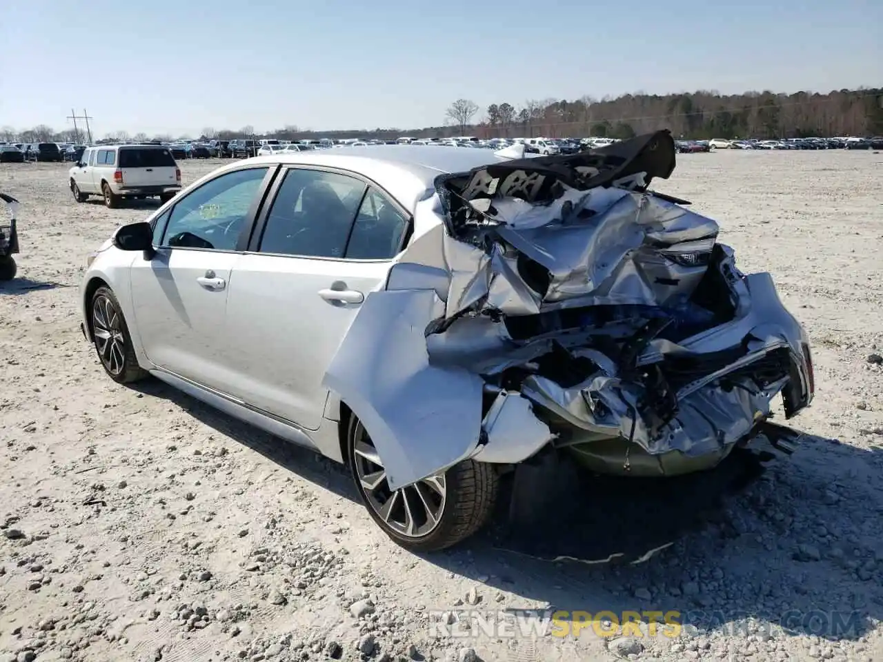 3 Photograph of a damaged car 5YFT4MCE9NP105634 TOYOTA COROLLA 2022