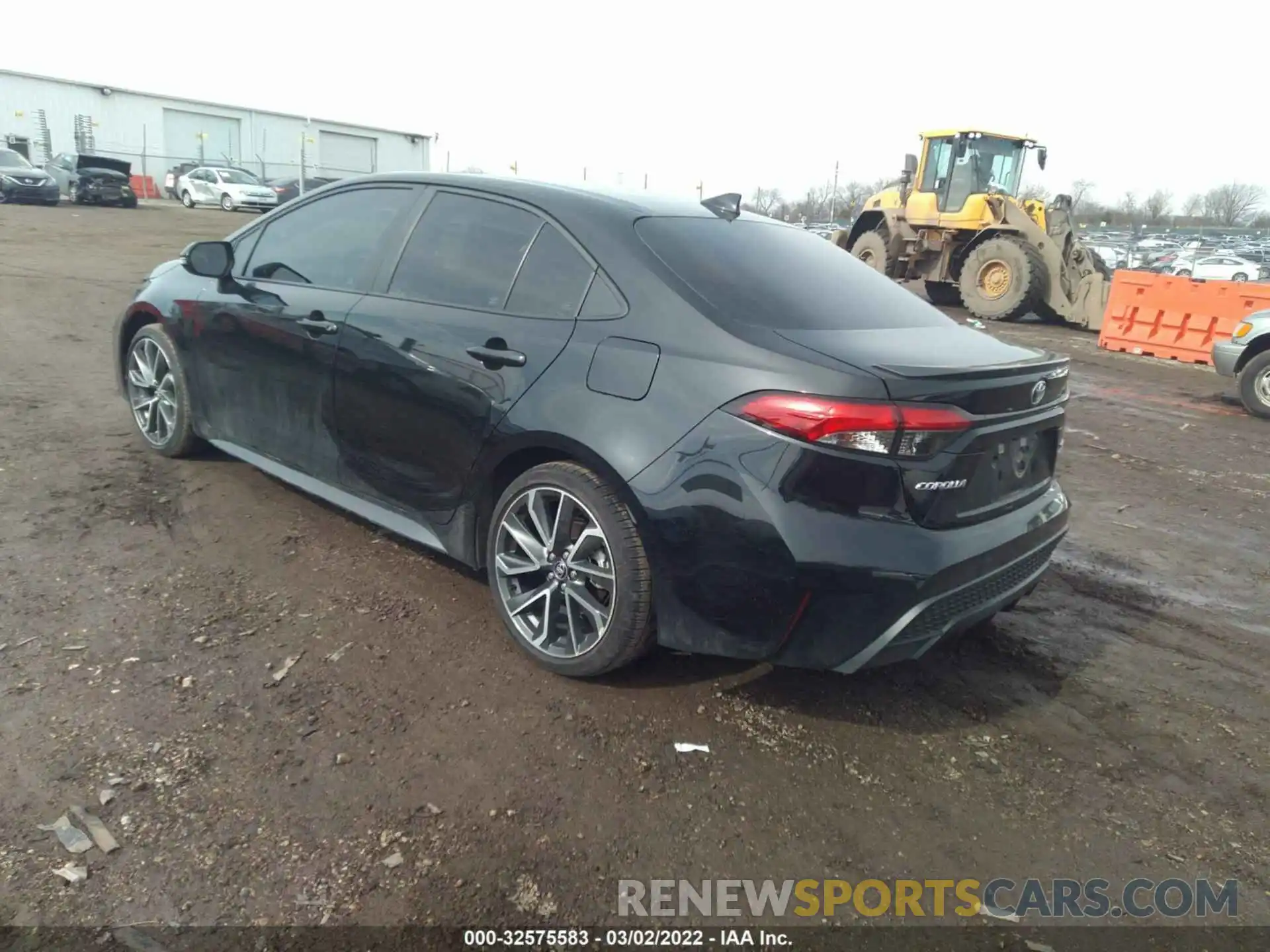 3 Photograph of a damaged car 5YFT4MCEXNP099908 TOYOTA COROLLA 2022