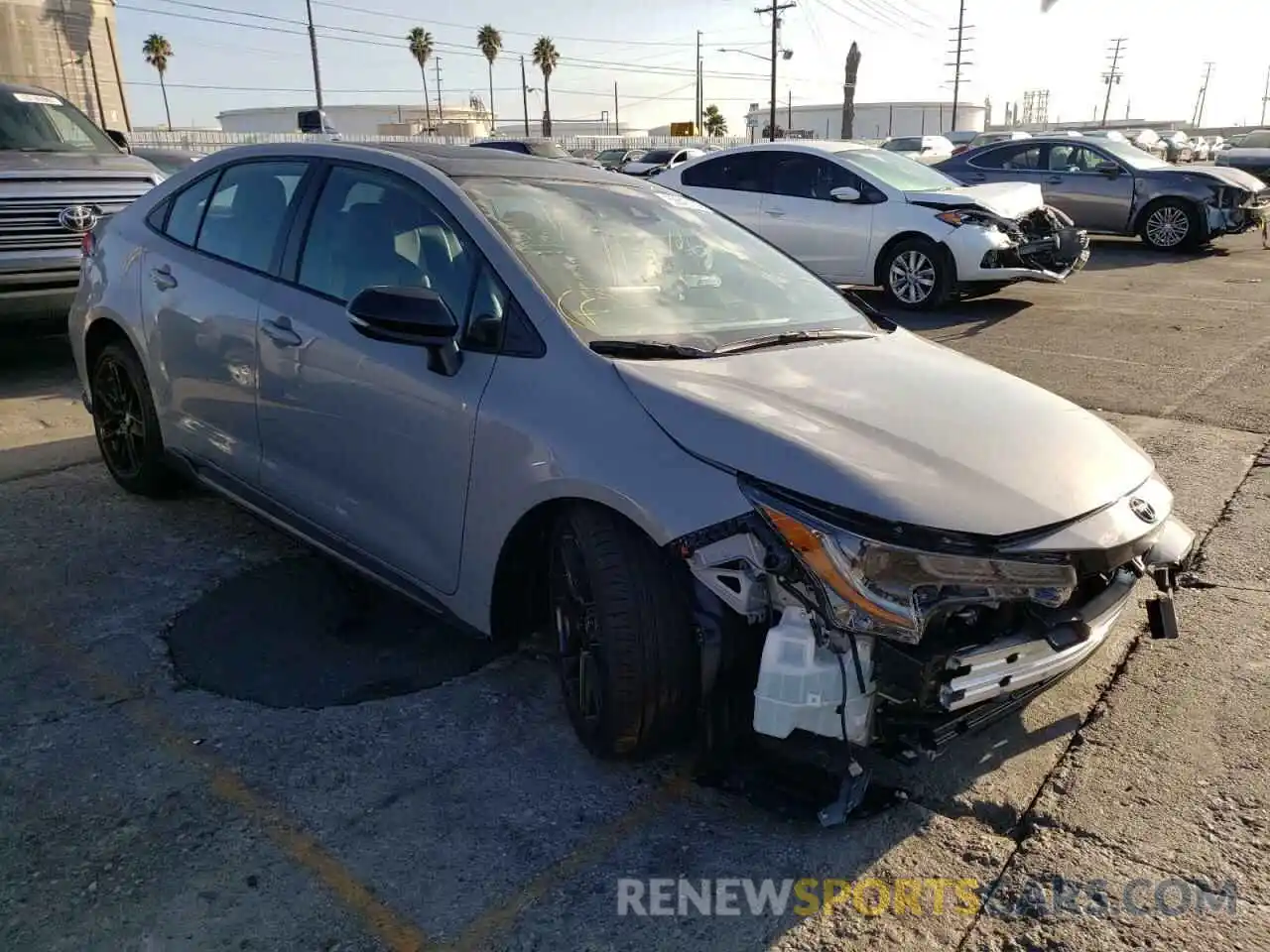 1 Photograph of a damaged car 5YFT4MCEXNP125522 TOYOTA COROLLA 2022