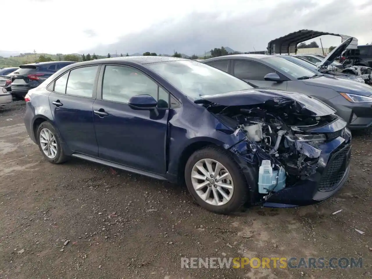 4 Photograph of a damaged car 5YFVPMAE0NP343438 TOYOTA COROLLA 2022