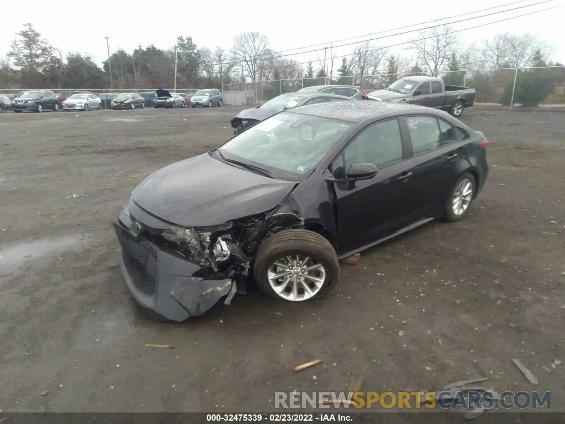 2 Photograph of a damaged car 5YFVPMAE1NP298672 TOYOTA COROLLA 2022