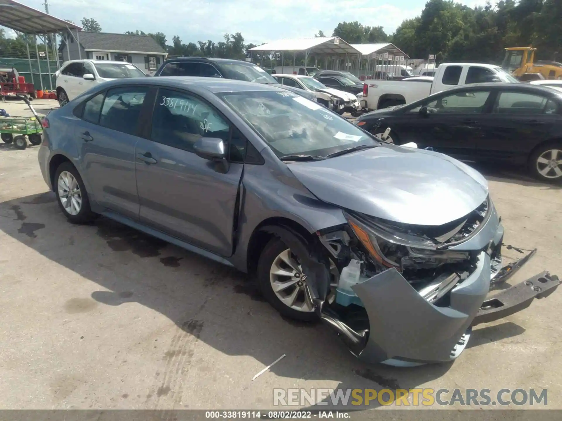 1 Photograph of a damaged car 5YFVPMAE1NP303241 TOYOTA COROLLA 2022