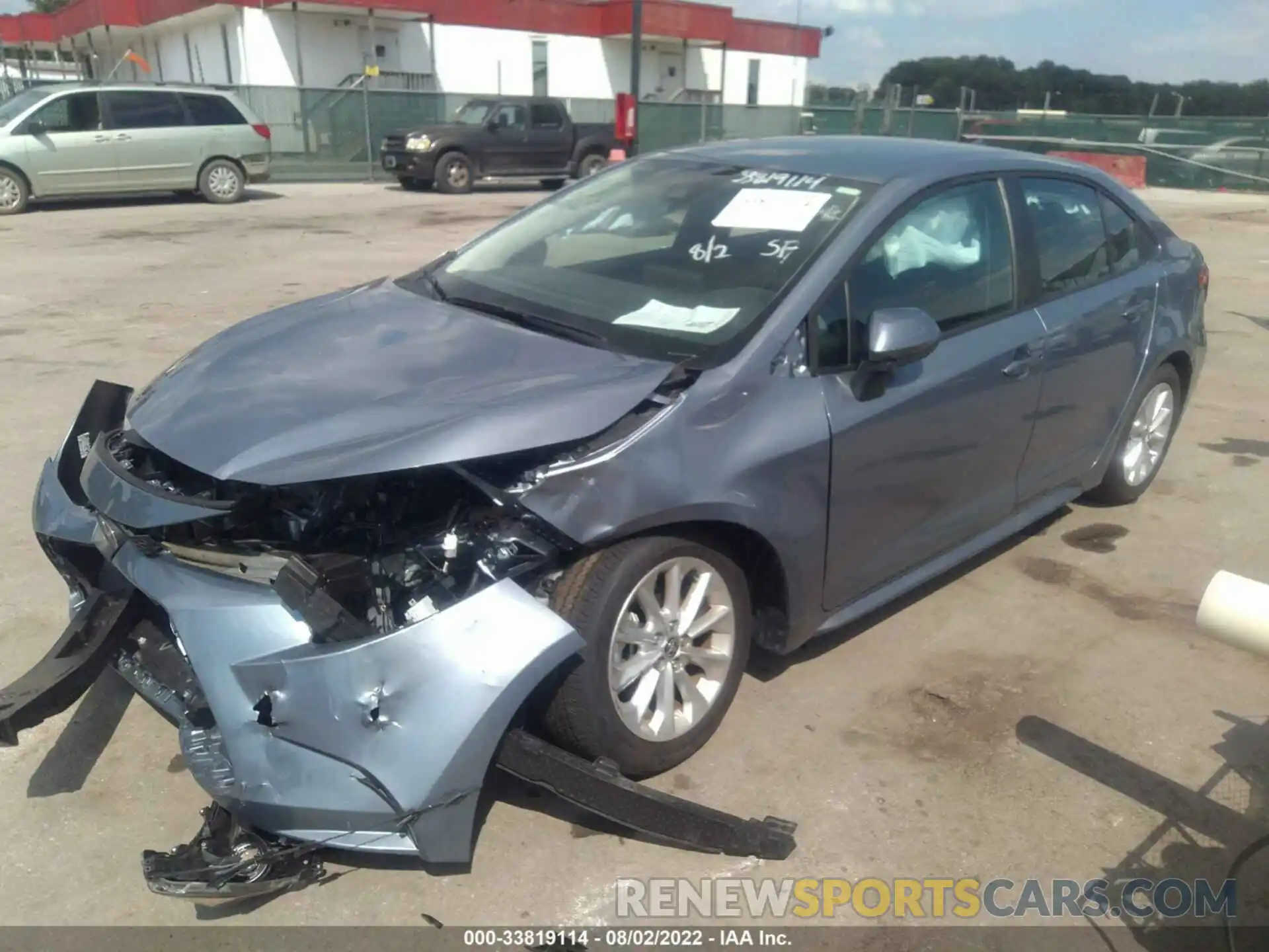 2 Photograph of a damaged car 5YFVPMAE1NP303241 TOYOTA COROLLA 2022