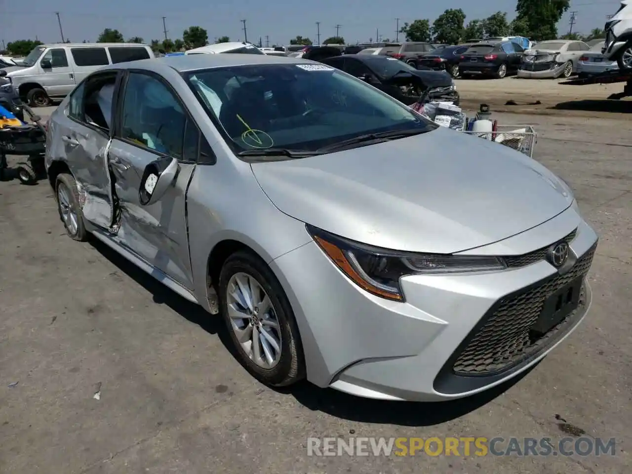 1 Photograph of a damaged car 5YFVPMAE1NP317138 TOYOTA COROLLA 2022