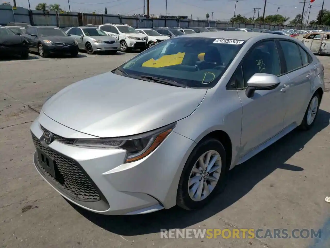 2 Photograph of a damaged car 5YFVPMAE1NP317138 TOYOTA COROLLA 2022