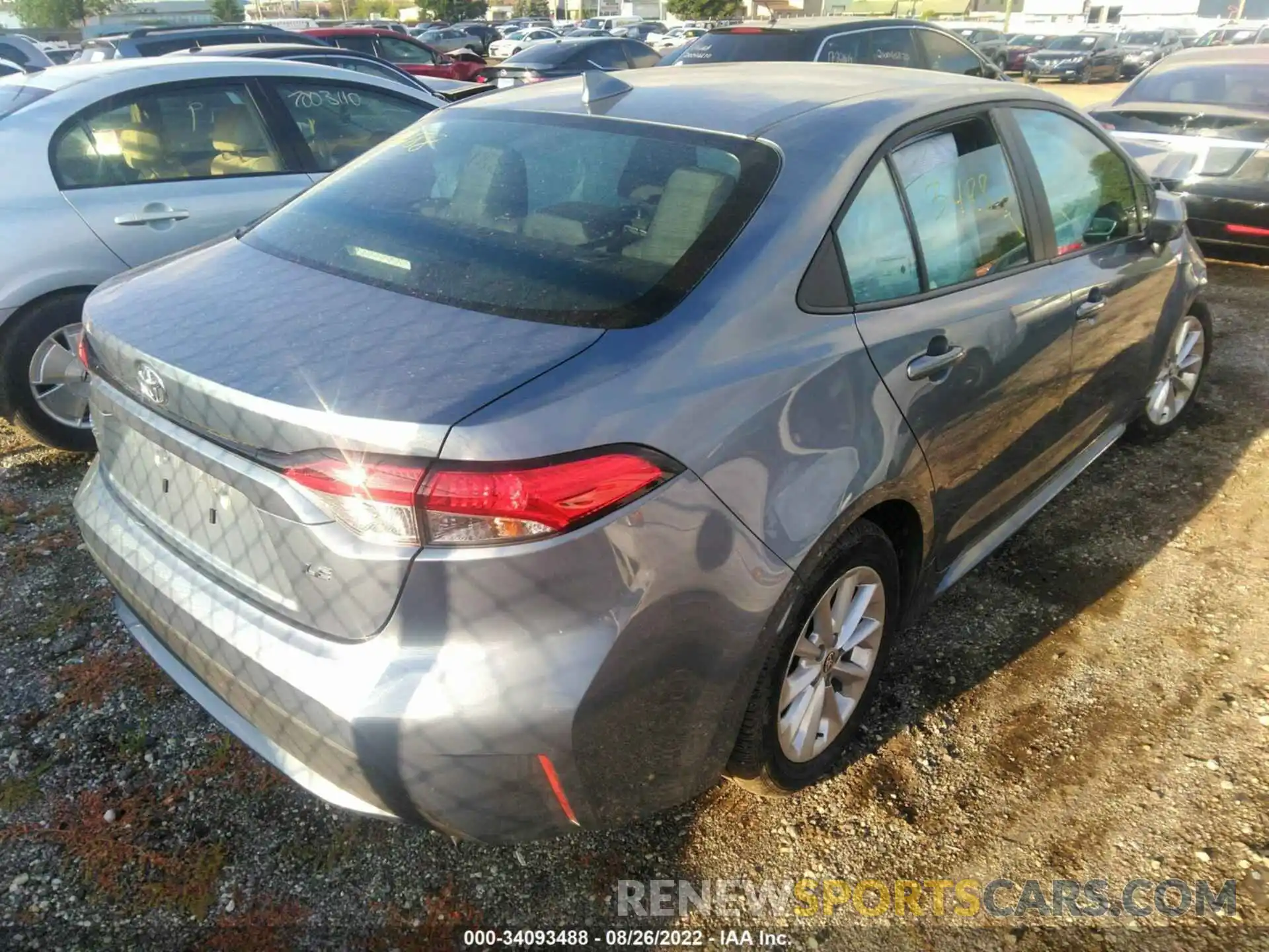 4 Photograph of a damaged car 5YFVPMAE3NP291903 TOYOTA COROLLA 2022