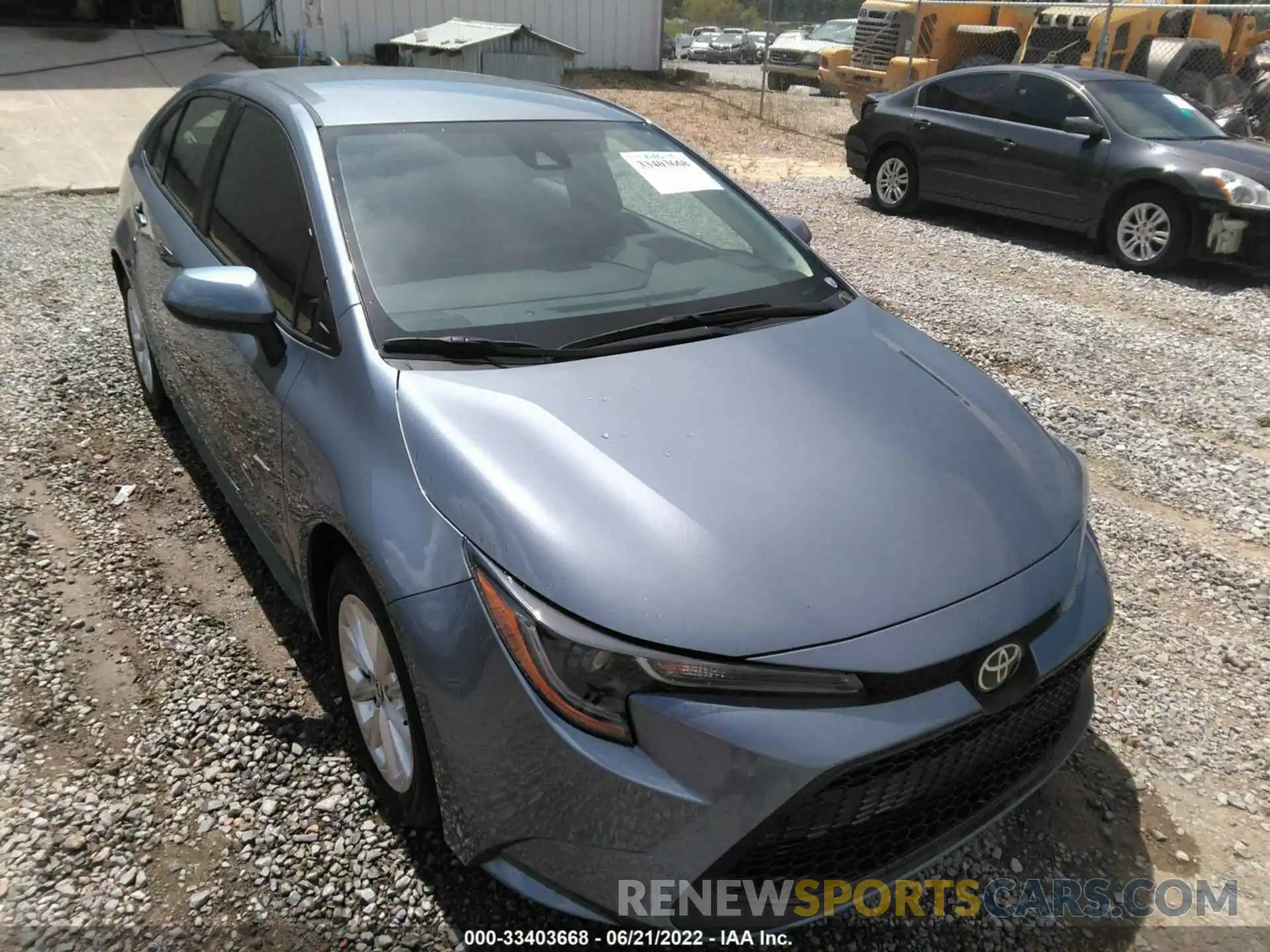 1 Photograph of a damaged car 5YFVPMAE3NP303239 TOYOTA COROLLA 2022