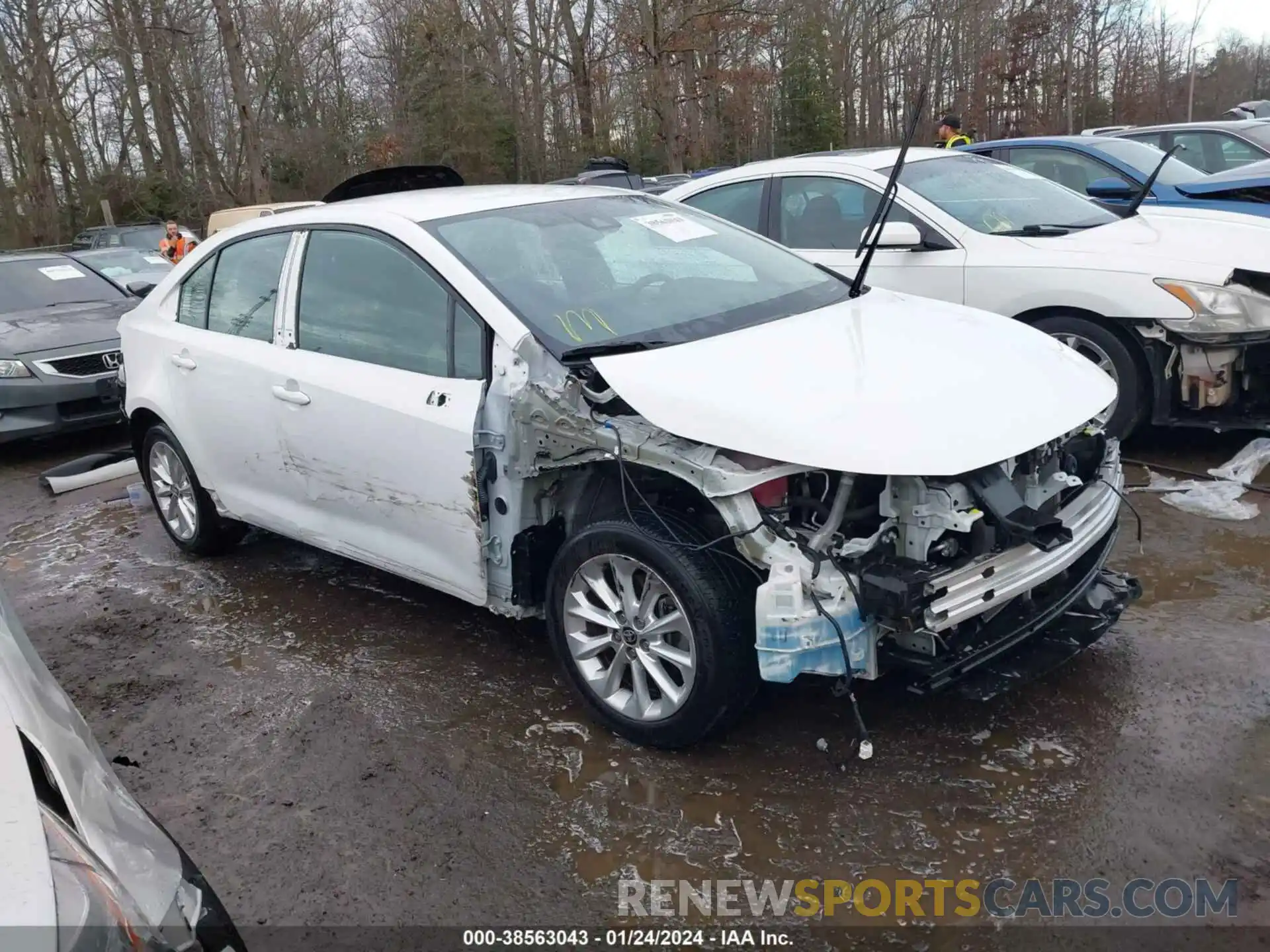 1 Photograph of a damaged car 5YFVPMAE4NP306439 TOYOTA COROLLA 2022