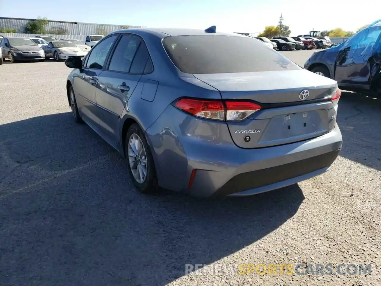 3 Photograph of a damaged car 5YFVPMAE5NP284239 TOYOTA COROLLA 2022