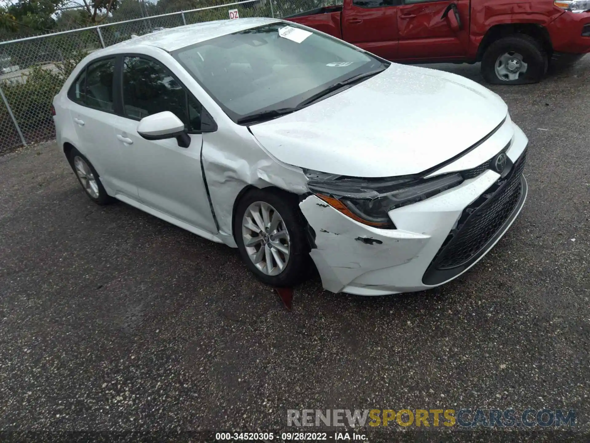 6 Photograph of a damaged car 5YFVPMAE5NP311584 TOYOTA COROLLA 2022