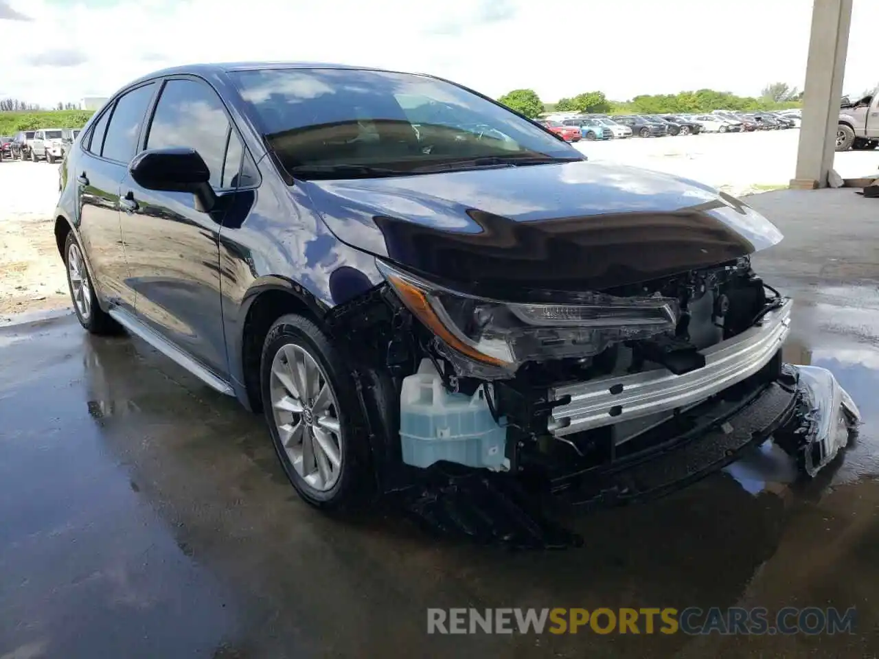 1 Photograph of a damaged car 5YFVPMAE7NP280483 TOYOTA COROLLA 2022