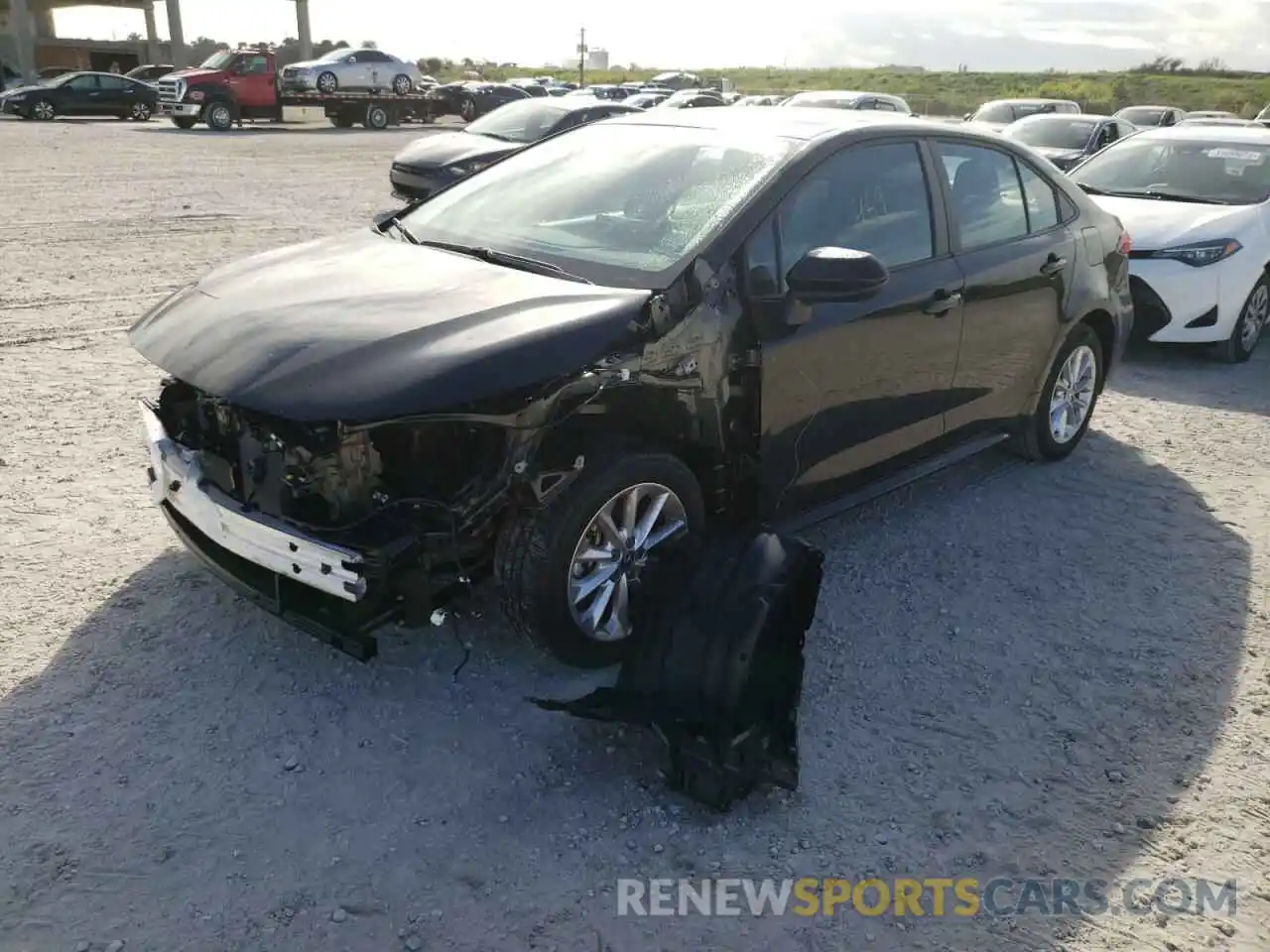 2 Photograph of a damaged car 5YFVPMAE7NP295968 TOYOTA COROLLA 2022