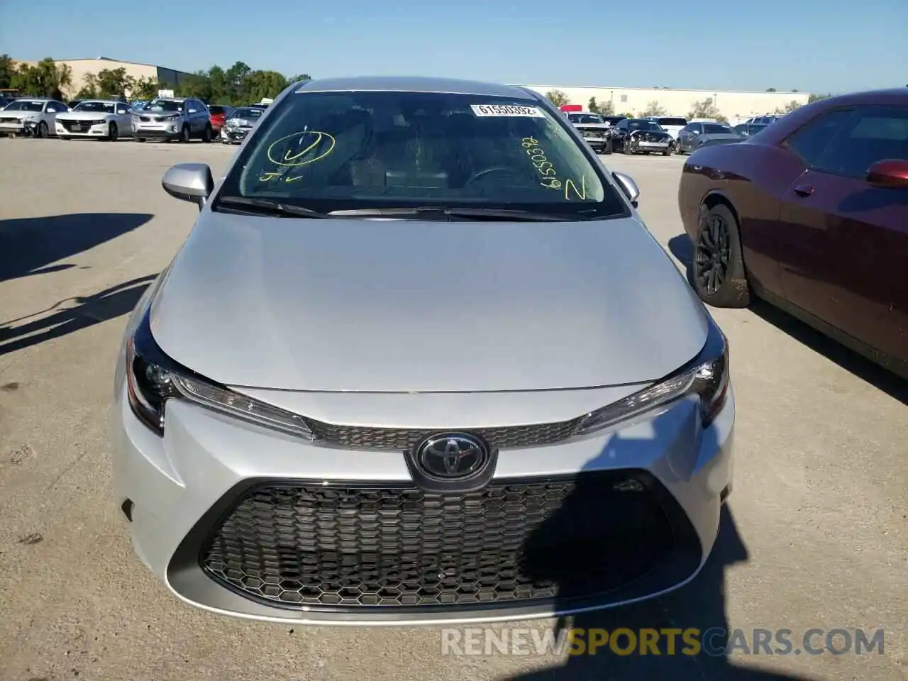 9 Photograph of a damaged car 5YFVPMAE8NP306430 TOYOTA COROLLA 2022