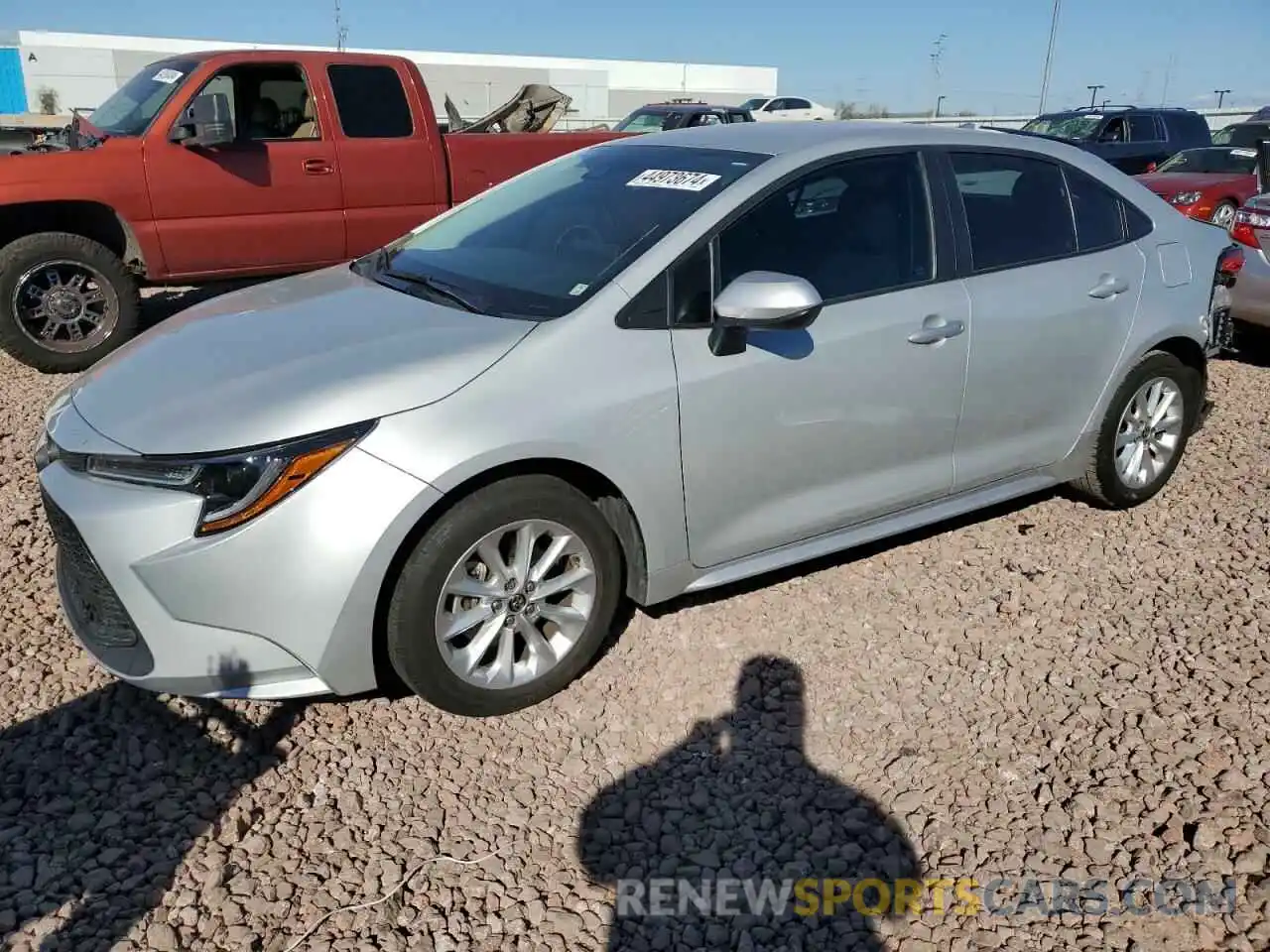 1 Photograph of a damaged car 5YFVPMAE9NP305898 TOYOTA COROLLA 2022