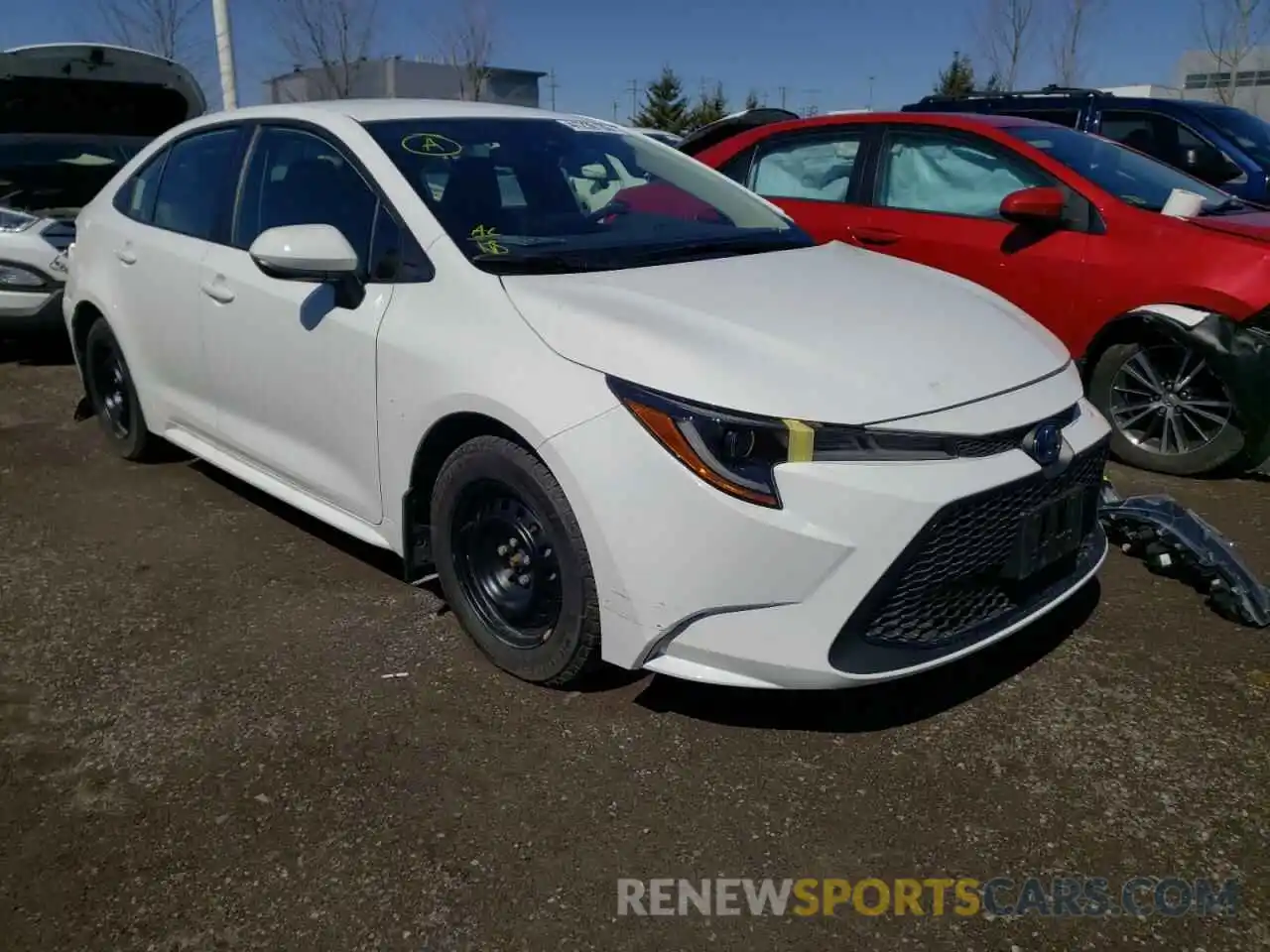 1 Photograph of a damaged car JTDBAMDE8N3001356 TOYOTA COROLLA 2022