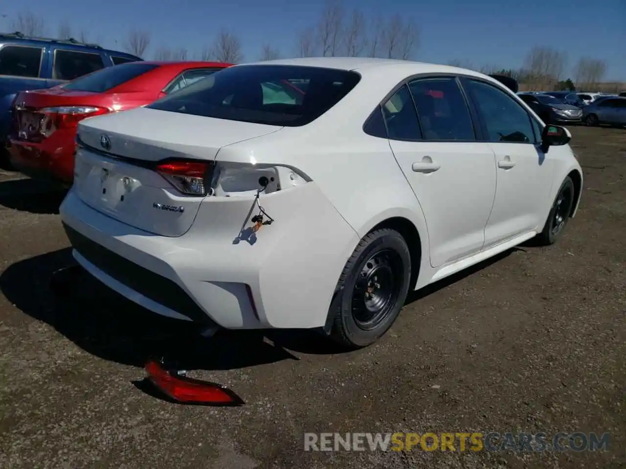 4 Photograph of a damaged car JTDBAMDE8N3001356 TOYOTA COROLLA 2022