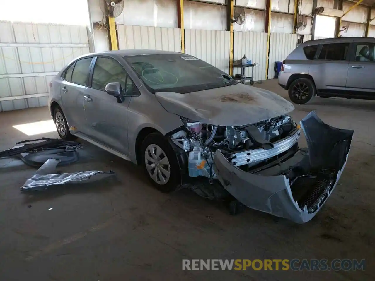 1 Photograph of a damaged car JTDDPMAE1N3005888 TOYOTA COROLLA 2022