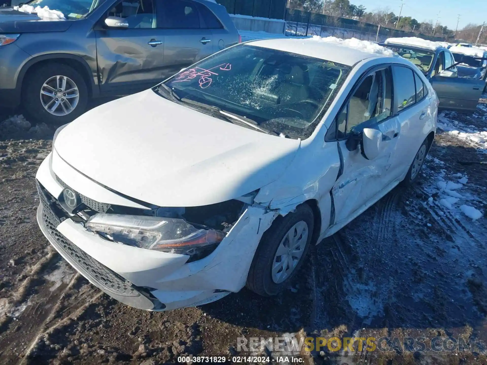 2 Photograph of a damaged car JTDDPMAE1N3017569 TOYOTA COROLLA 2022