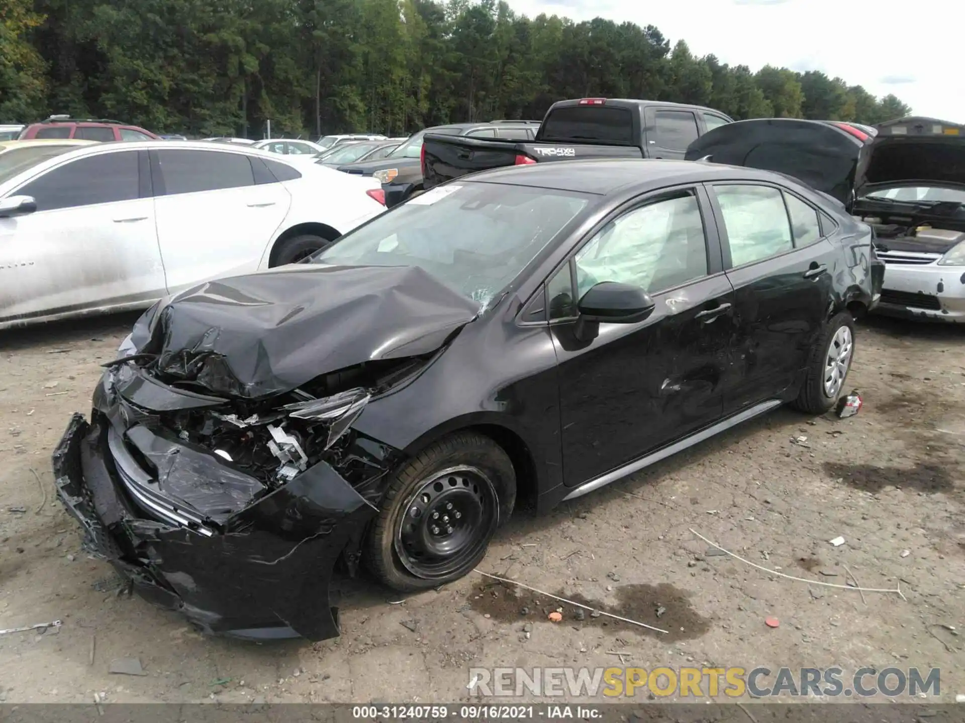 2 Photograph of a damaged car JTDDPMAE1NJ199687 TOYOTA COROLLA 2022