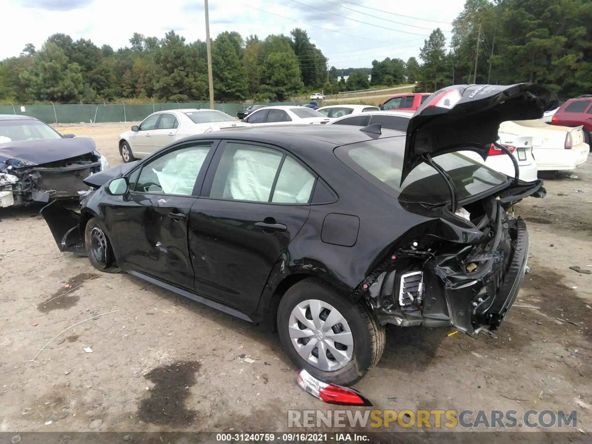 3 Photograph of a damaged car JTDDPMAE1NJ199687 TOYOTA COROLLA 2022