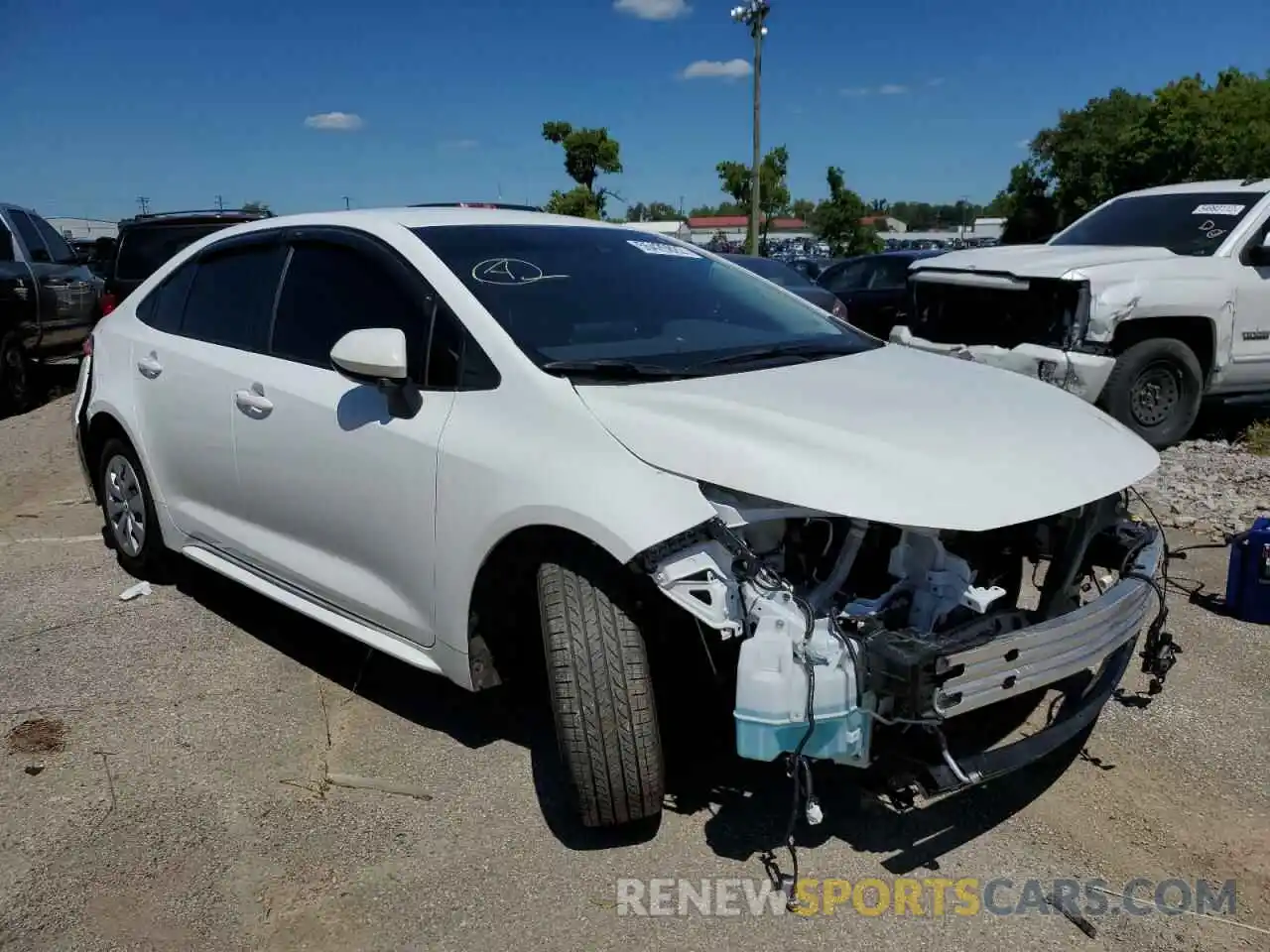 1 Photograph of a damaged car JTDDPMAE7N3012747 TOYOTA COROLLA 2022