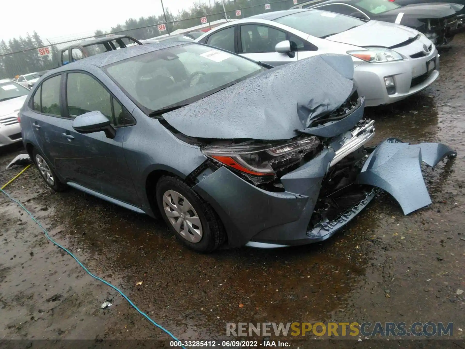 1 Photograph of a damaged car JTDDPMAE8NJ223631 TOYOTA COROLLA 2022