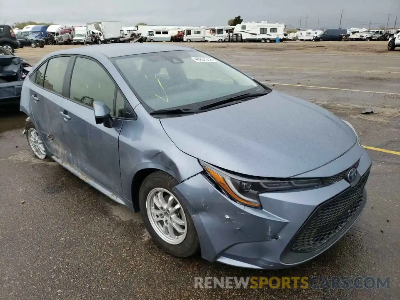 1 Photograph of a damaged car JTDEAMDE0N3002434 TOYOTA COROLLA 2022