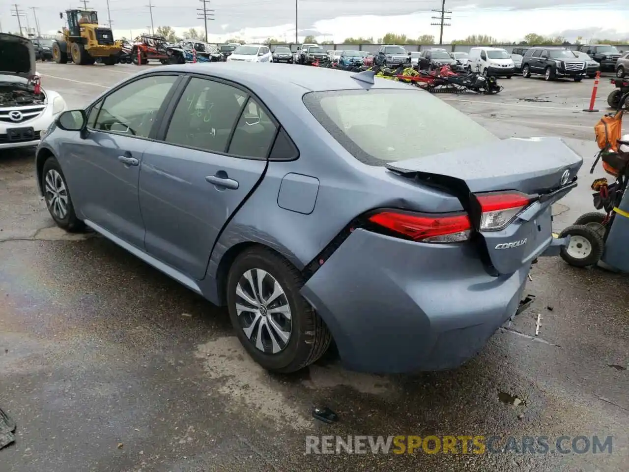 3 Photograph of a damaged car JTDEAMDE0N3002434 TOYOTA COROLLA 2022