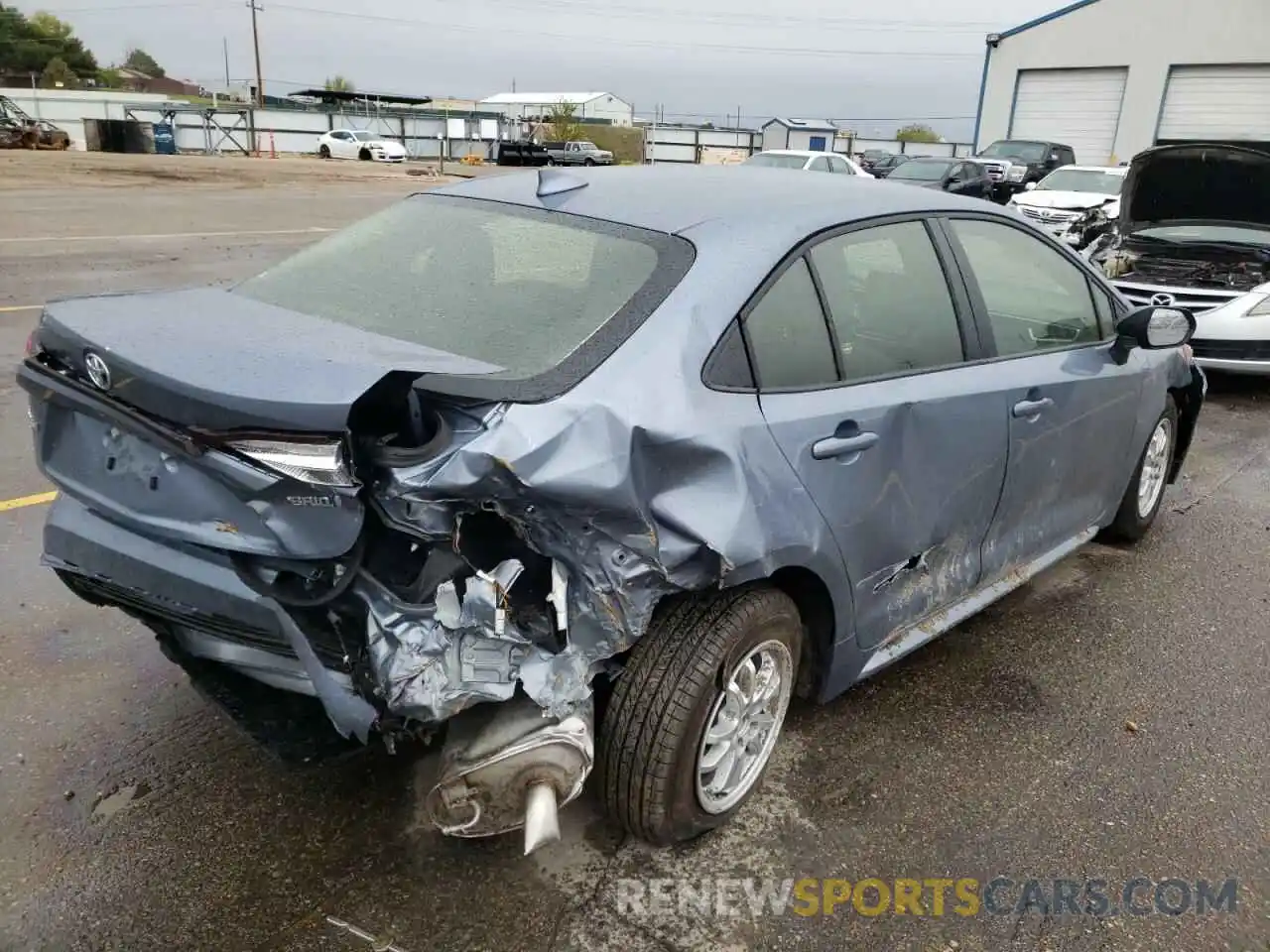 4 Photograph of a damaged car JTDEAMDE0N3002434 TOYOTA COROLLA 2022