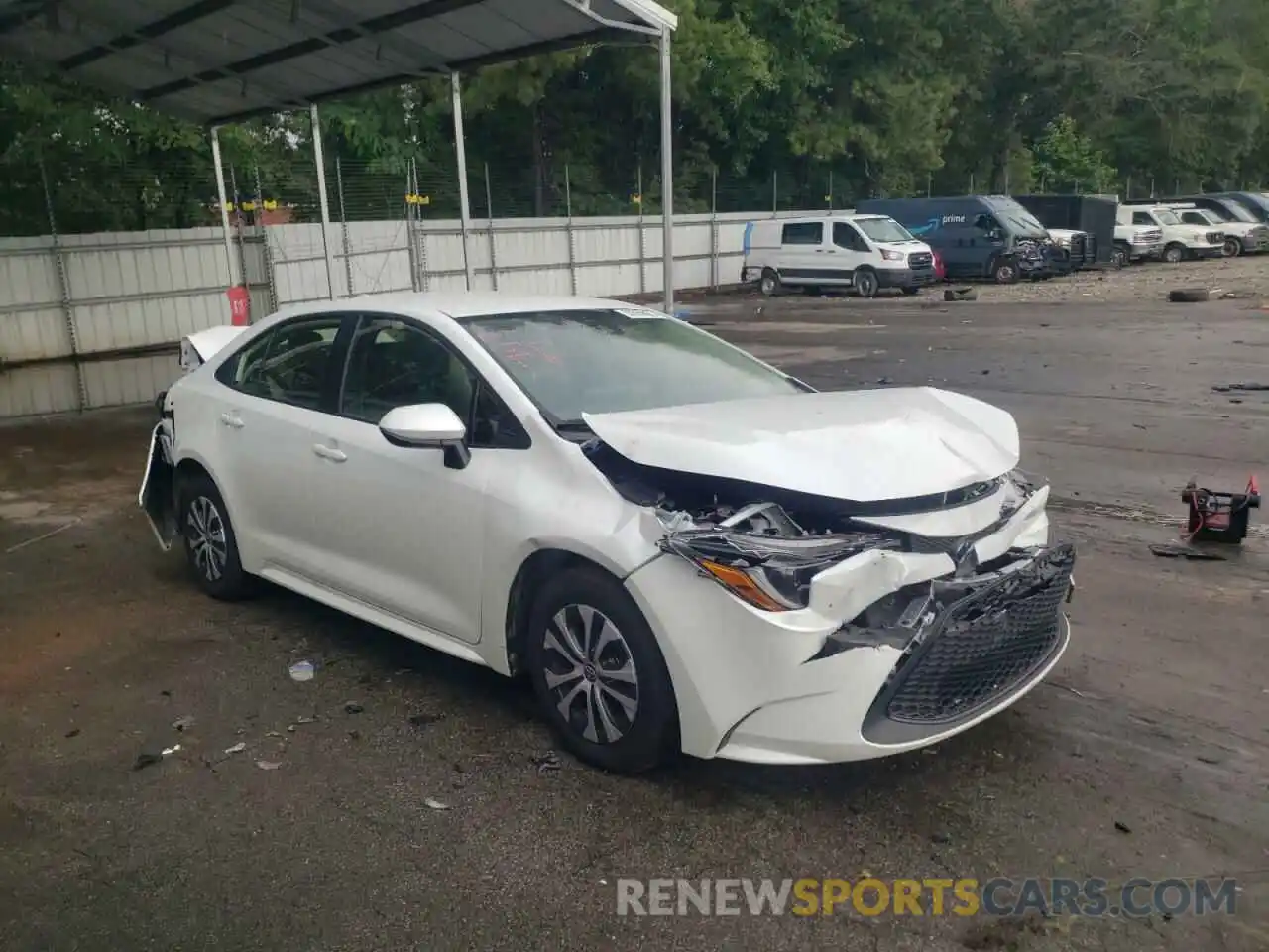 1 Photograph of a damaged car JTDEAMDE0N3007522 TOYOTA COROLLA 2022