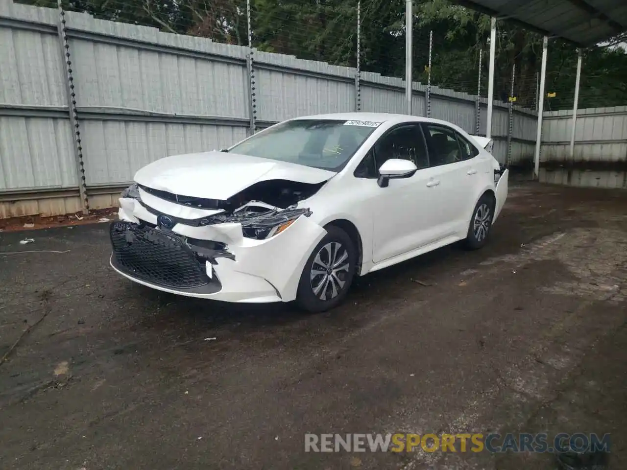 2 Photograph of a damaged car JTDEAMDE0N3007522 TOYOTA COROLLA 2022