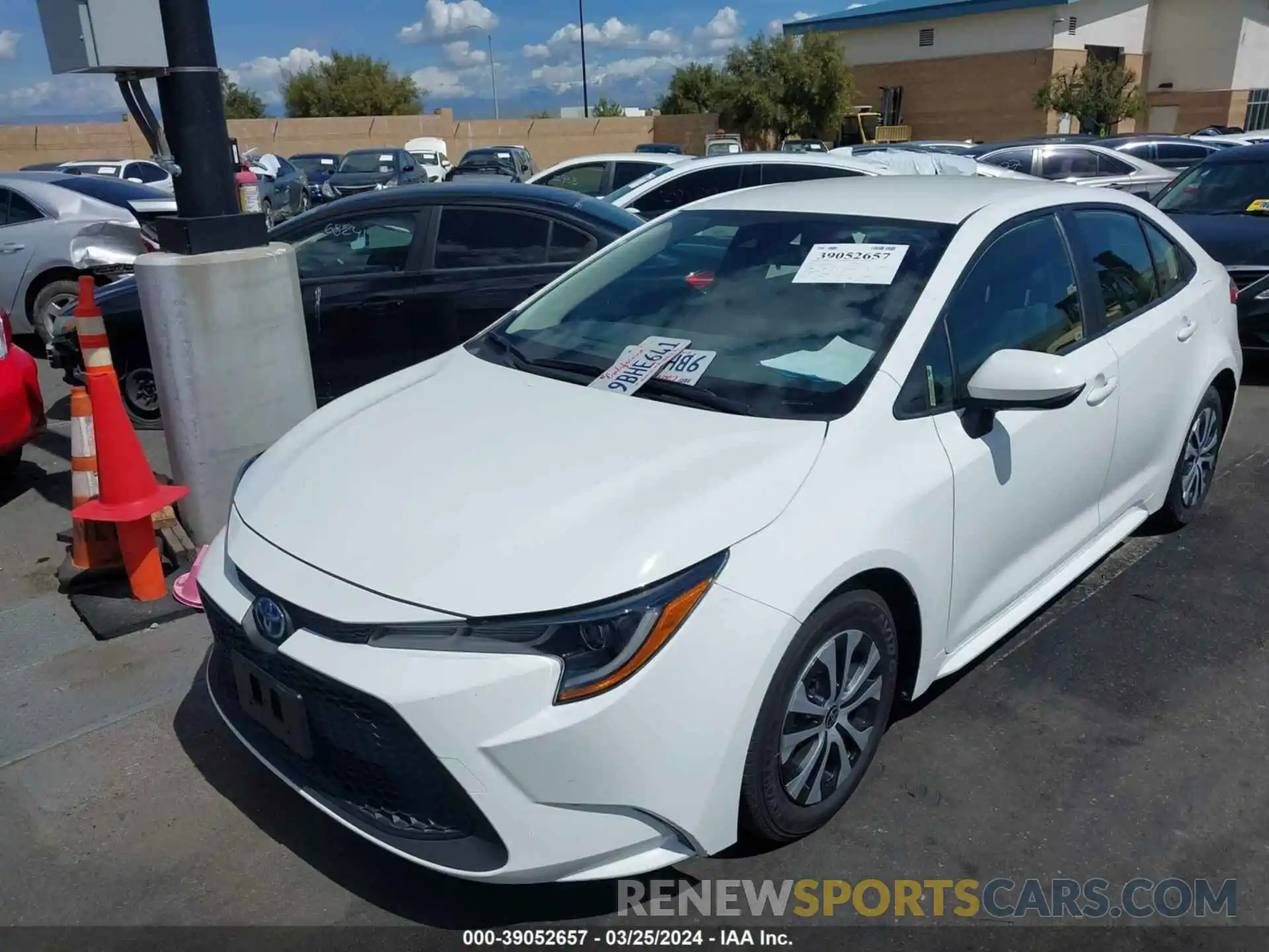 2 Photograph of a damaged car JTDEAMDE0N3007827 TOYOTA COROLLA 2022